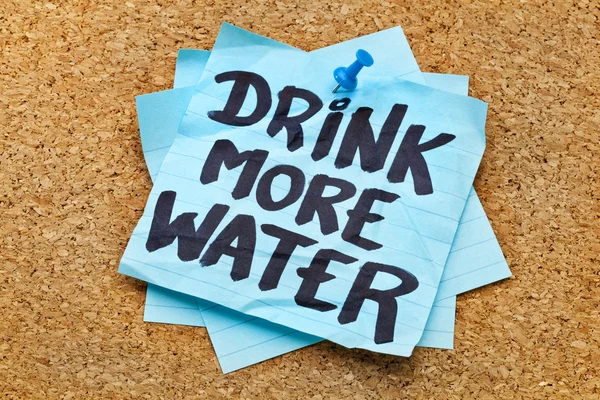 Drink more water - hydration concept — Stock Photo, Image