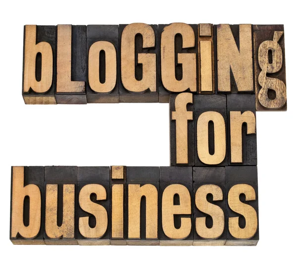 Blogging for busines — Stock Photo, Image