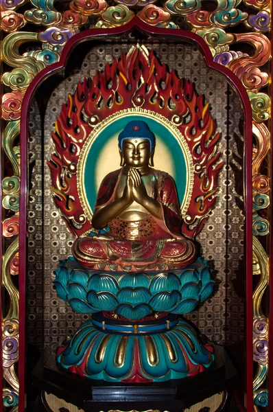 Čínská socha Buddhy, buddhismus. — Stock fotografie