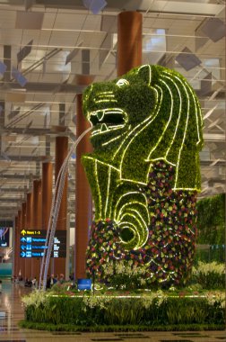 Singapore Airport - Merlion clipart