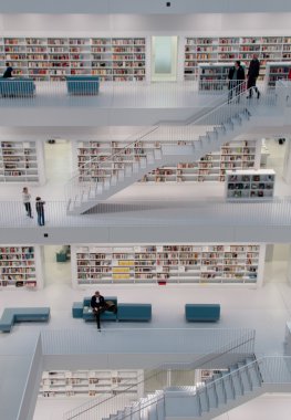 Stuttgart - çağdaş Halk Kütüphanesi