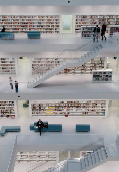 Stuttgart - Biblioteca pública contemporánea —  Fotos de Stock