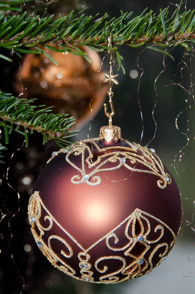 Dekoratif Noel topları — Stok fotoğraf