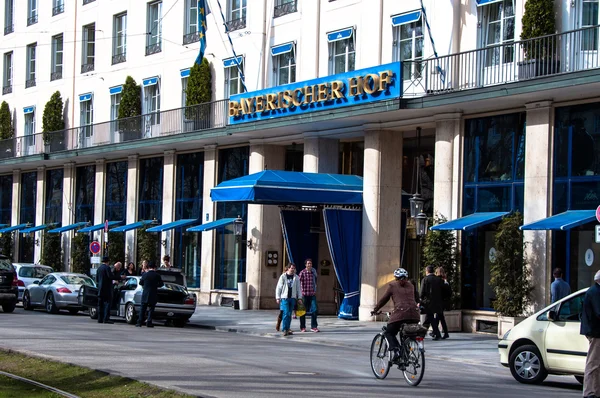 Hotel bayerischer hof, Monachium — Zdjęcie stockowe