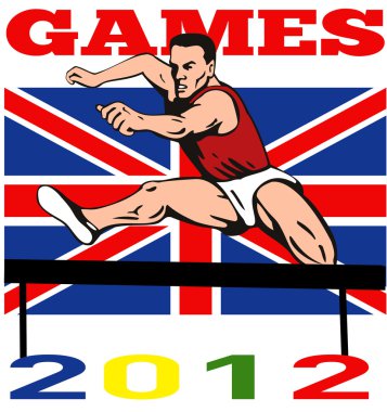 İngiliz bayrağı Oyunlar 2012 Atletizm Engelli