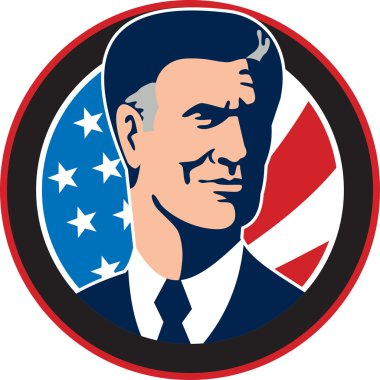American Presidential Candidate Mitt Romney clipart