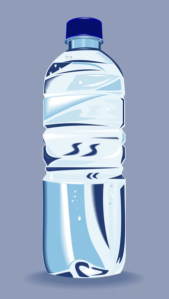 Wasserflaschenbehälter aus Kunststoff — Stockfoto