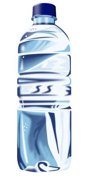 Recipiente de garrafa de água de plástico — Fotografia de Stock