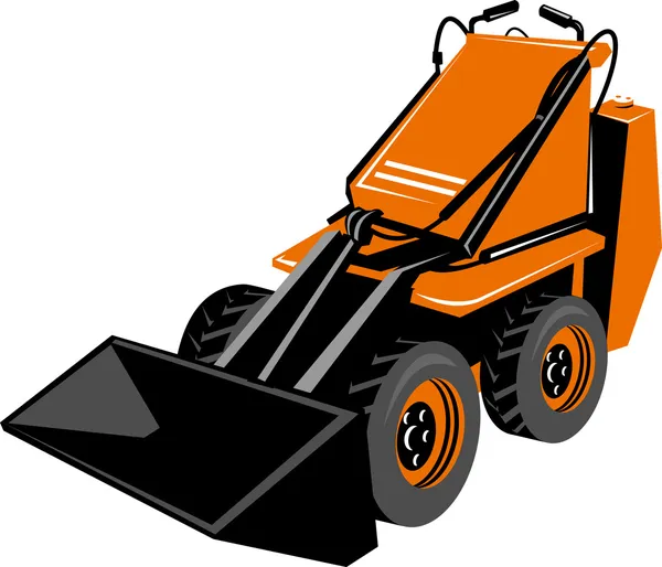 Compact skid steer — Stock Photo, Image