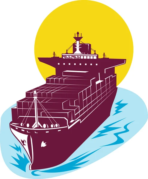 Container cargo ship — Stock Photo, Image