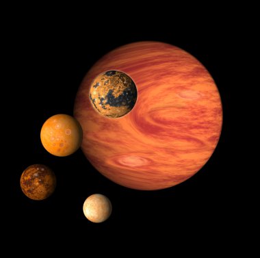 Planet Jupiter clipart