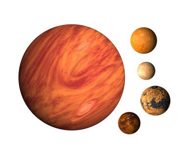 Planet Jupiter clipart