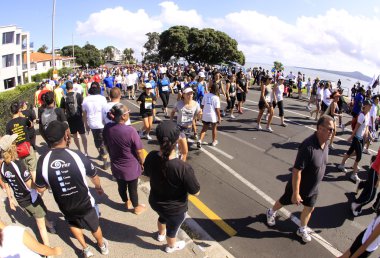 Auckland yuva 8 km eğlenceli yuvarlak yürüyüş 2011