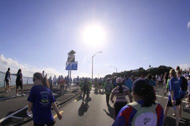 Auckland yuva 8 km eğlenceli yuvarlak yürüyüş 2011