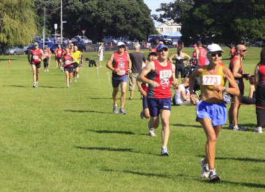 Cathay Pacific Auckland Half Marathon run race 2011 clipart