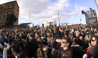 Rugby World Cup fans and supporters