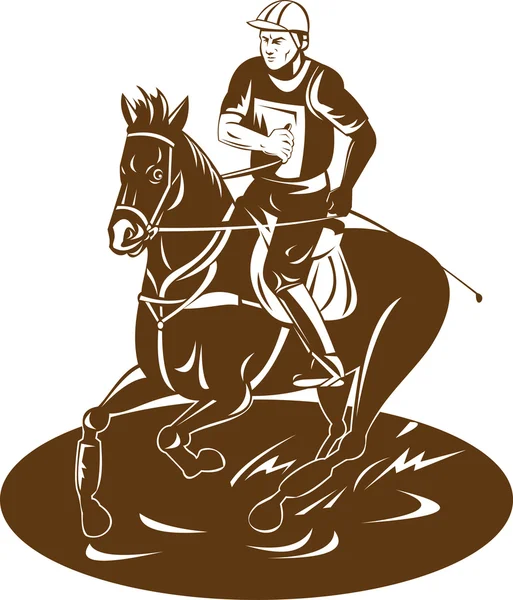 Ridsport ridning häst — Stockfoto