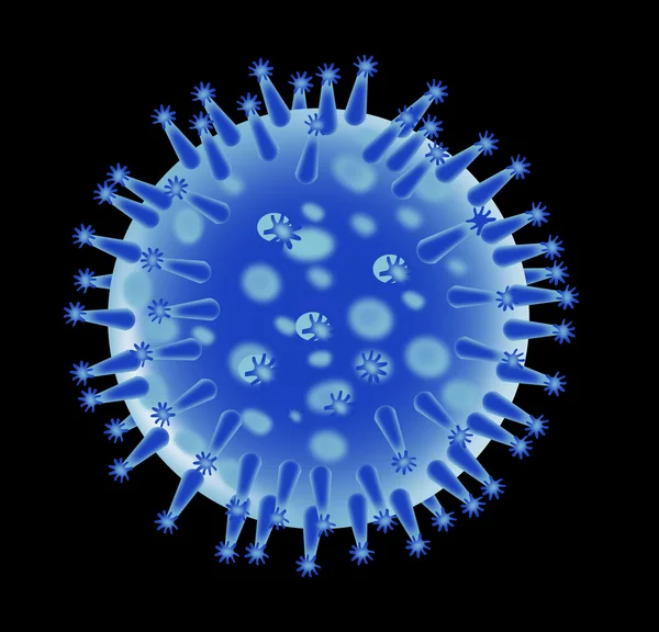 Struktur virus Flu — Stok Foto