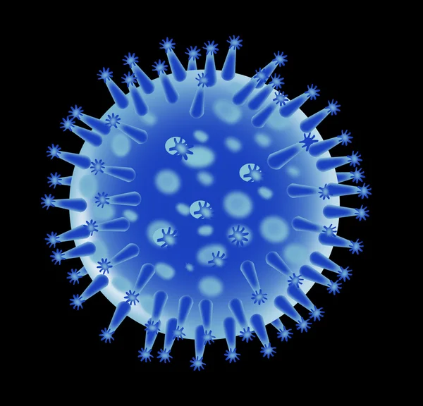 Flu virus structure — Stock Photo, Image