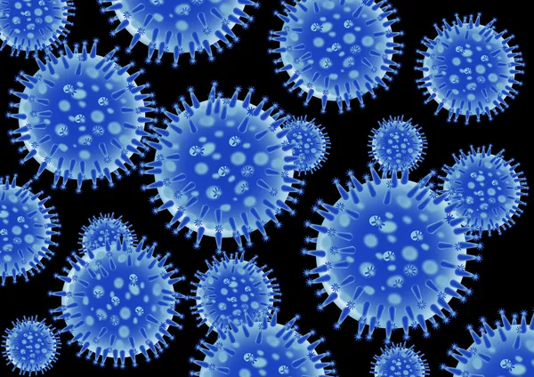 Estructura del virus de la gripe —  Fotos de Stock