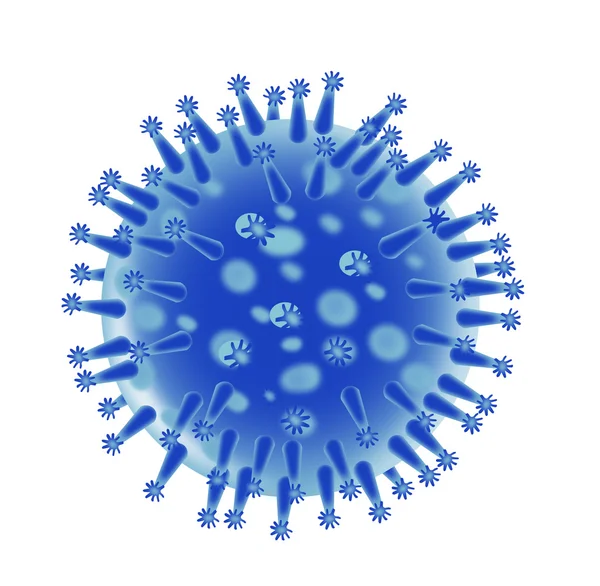 Struktura viru chřipky — Stock fotografie