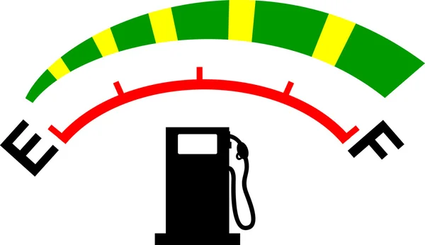 Fuel gage meter — Stock Photo, Image