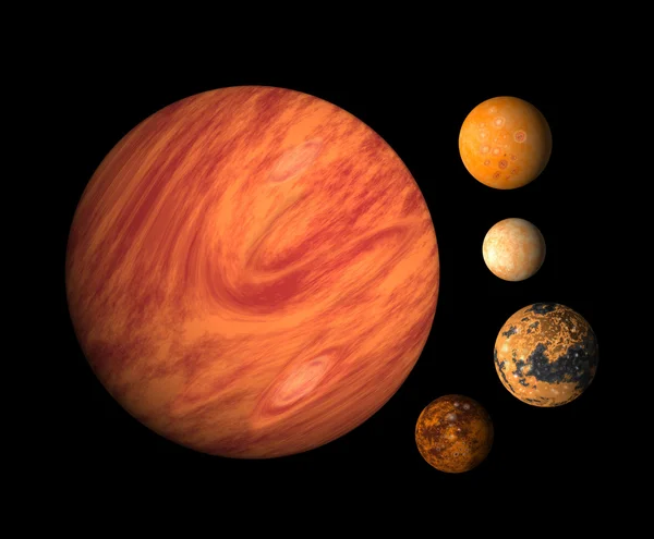 Планети Юпітер — стокове фото