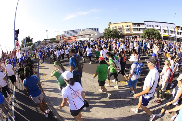 Auckland Round the Bays 8 km Fun Walk 2011 — Stok Foto