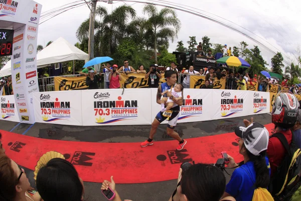 Ironman Filippine finale gara maratona — Foto Stock