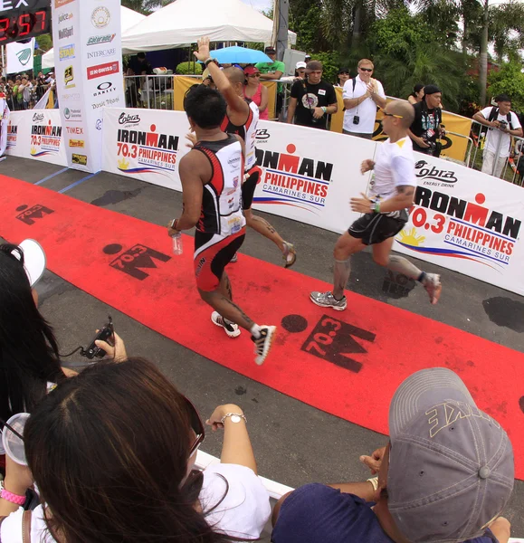 Ironman Filipiny-maraton wyścigu — Zdjęcie stockowe