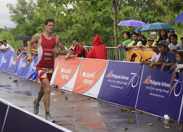 Ironman Filipíny vítěz erich felbabel — Stock fotografie