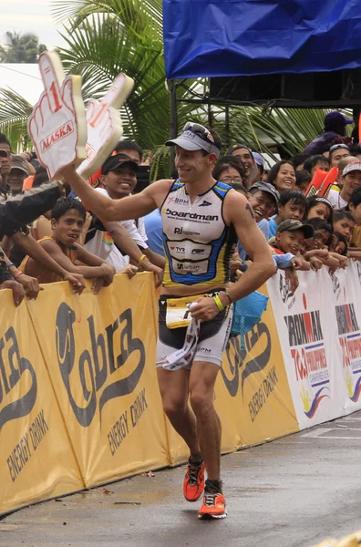 Ironman Filipíny vítěz pete jacobs — Stock fotografie