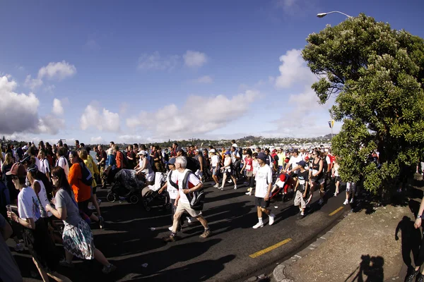 Окленд круглі найцікавіше бухт запустити 2010 — стокове фото