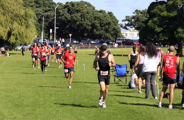 Cathay pacific auckland polovina Maratónský běh závod 2011 — Stock fotografie