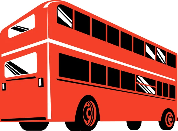 Double decker coach bus — Stock Photo, Image