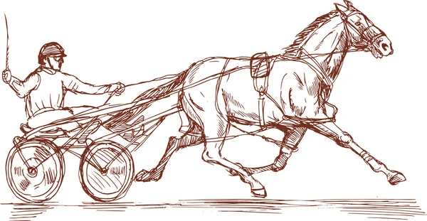 Häst och jockey sele racing — Stockfoto