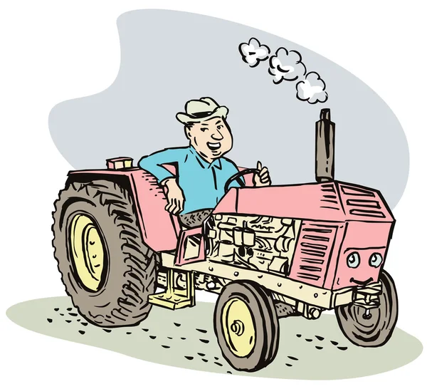 Tracteur agricole vintage — Photo