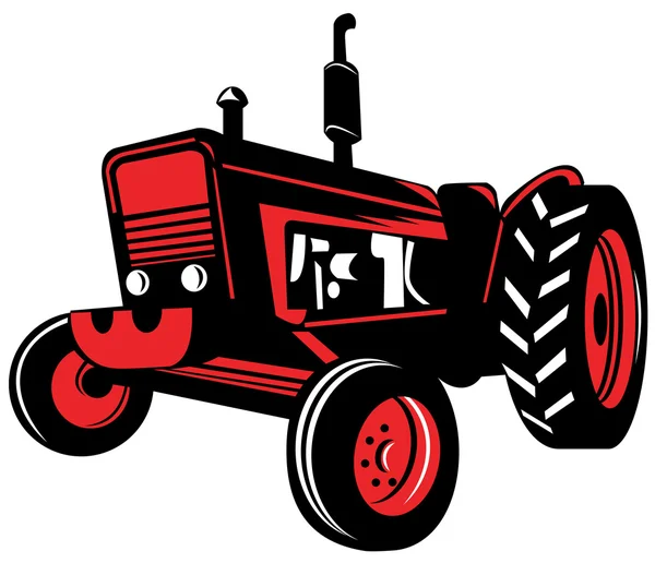 Vintage mezőgazdasági traktor — Stock Fotó