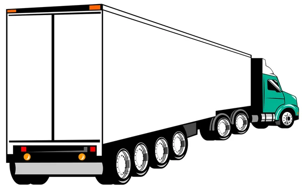 Kontener ciężarówka — Zdjęcie stockowe