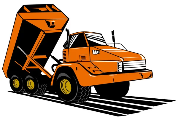 Dumper Kipper vrachtwagen vrachtwagen — Stockfoto