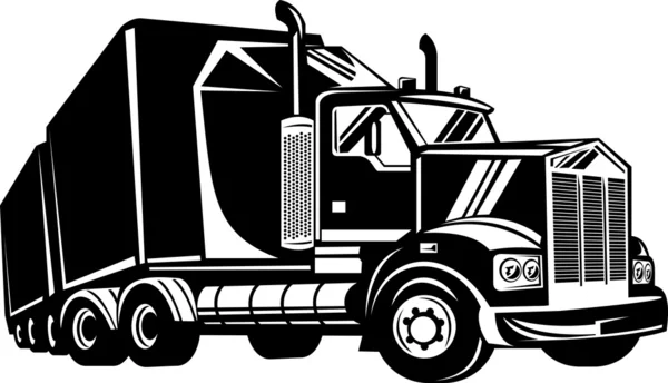 Truck container van — Stock Photo, Image