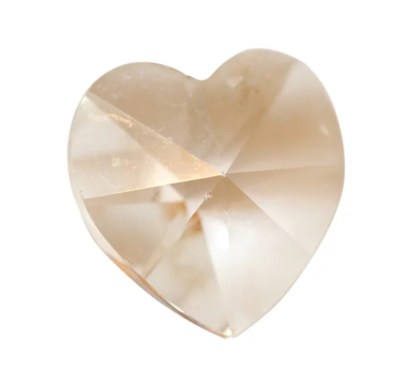 Kryształowe serce — Zdjęcie stockowe
