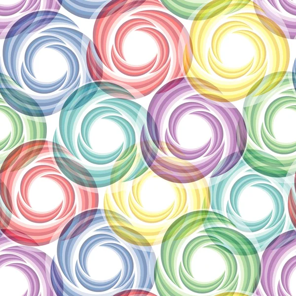Seamless vivid swirl pattern — Stock Vector