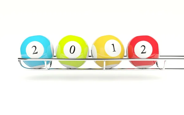 stock image 2012 lottery balls