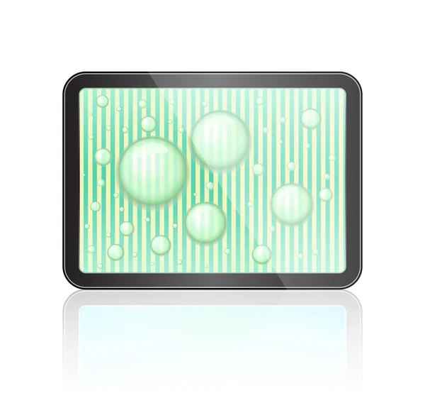Touch Screen Tablet — Stock Vector