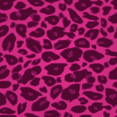 Pink Cheetah Print Seamless Pattern clipart