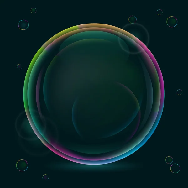 Блискучі вектор бульбашки — стоковий вектор