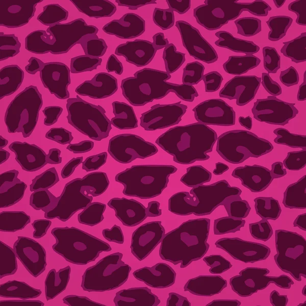 Nahtloses Muster mit rosa Geparden-Print — Stockvektor