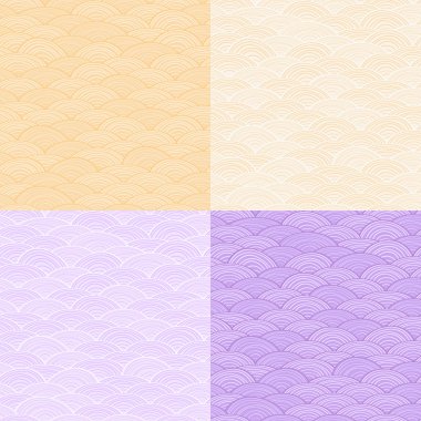 Pale One Color Abstract Seamless Pattern clipart