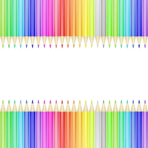 stock vector Colorful pencil card.